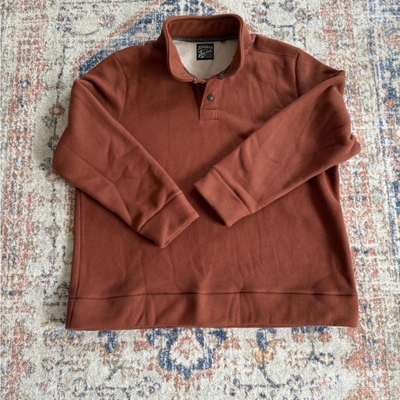 Men's Brown Fleece Lined Sweater - Size XXL - Picture 1 of 7